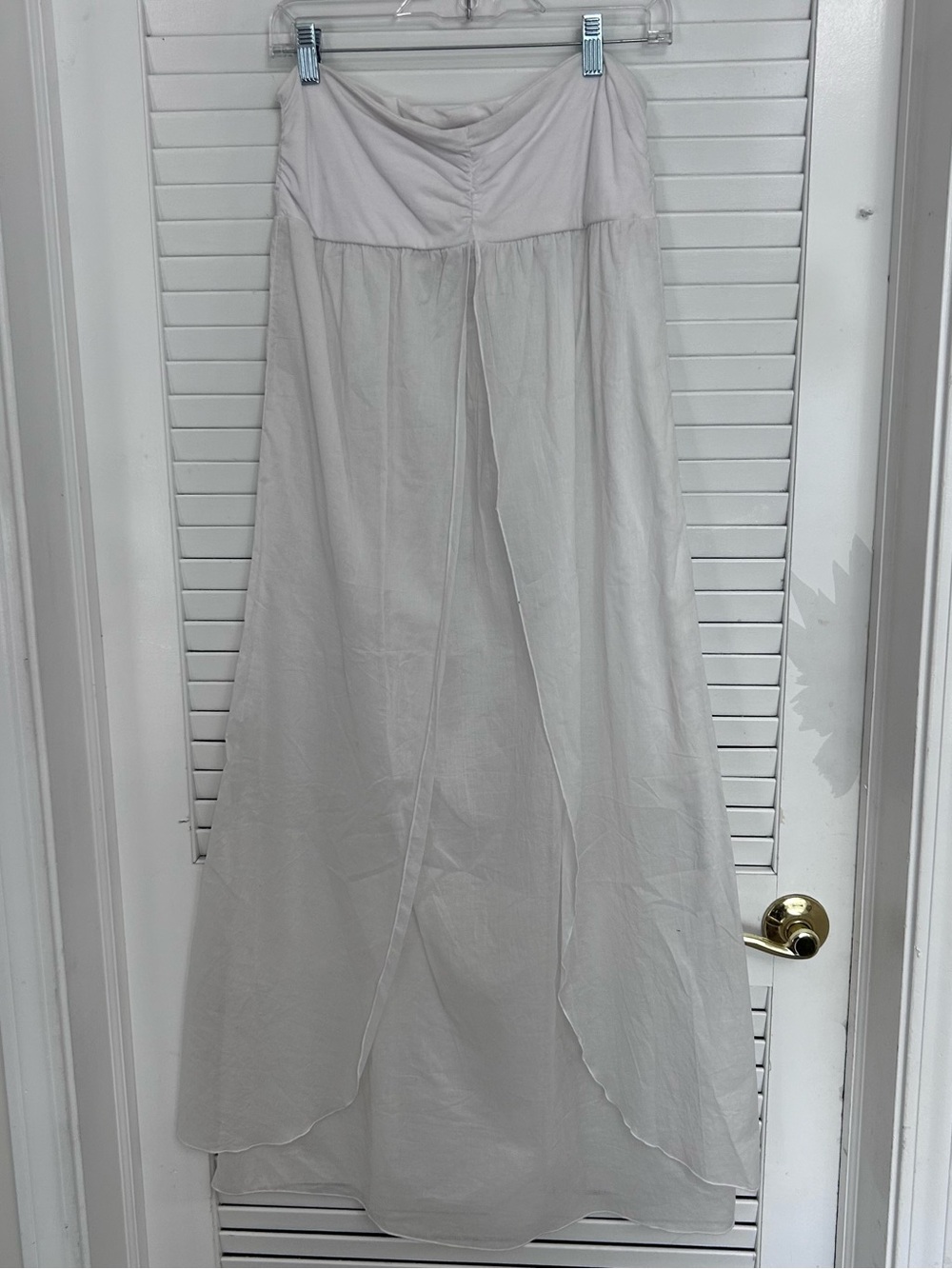 🌼MAKE OFFeR🌼NWT Tommy Bahama Strapless White Maxi Lightweight Cotton Dress MD - Picture 2 of 7
